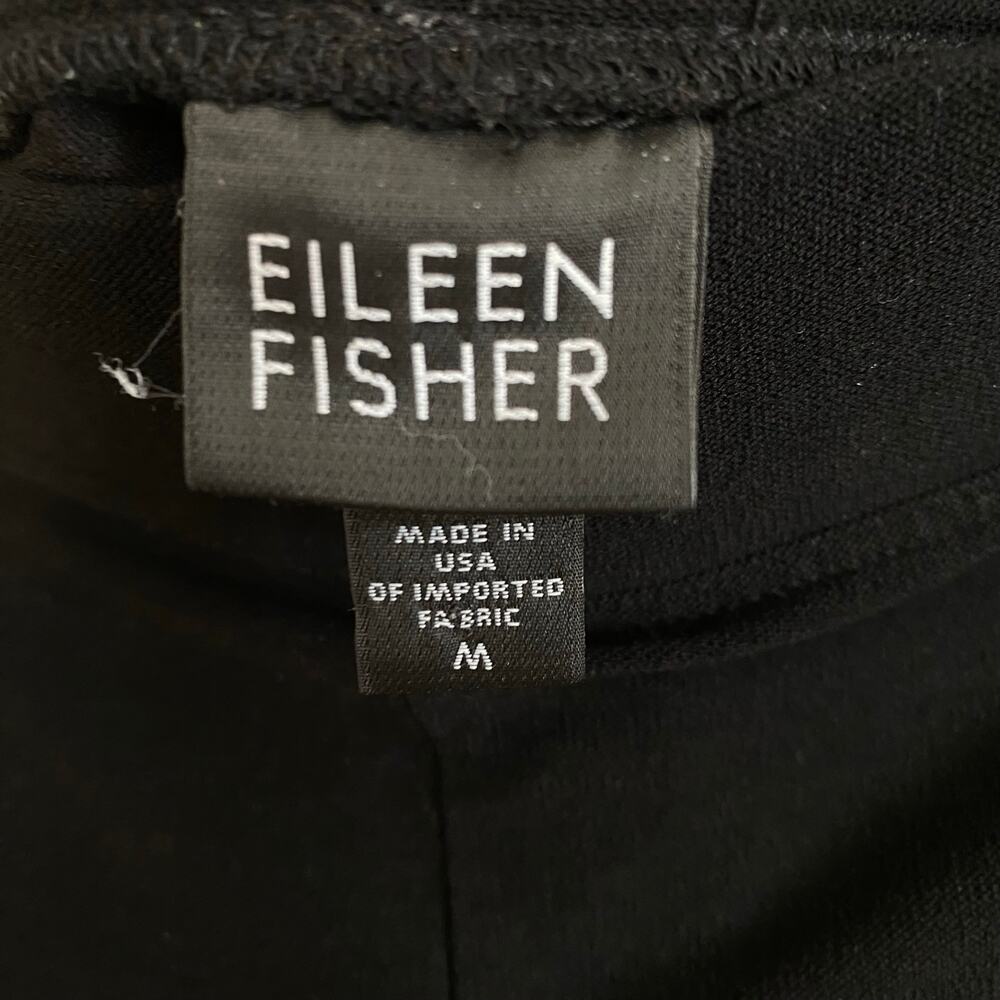 Eileen Fisher Stretch Crepe Pants Womens Size Medium Wide Leg Workwear Career - Picture 3 of 6